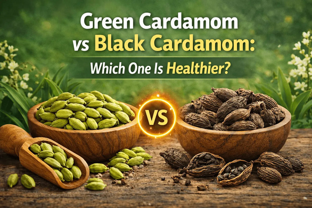 Green Cardamom vs Black Cardamom: Which One Is Healthier?