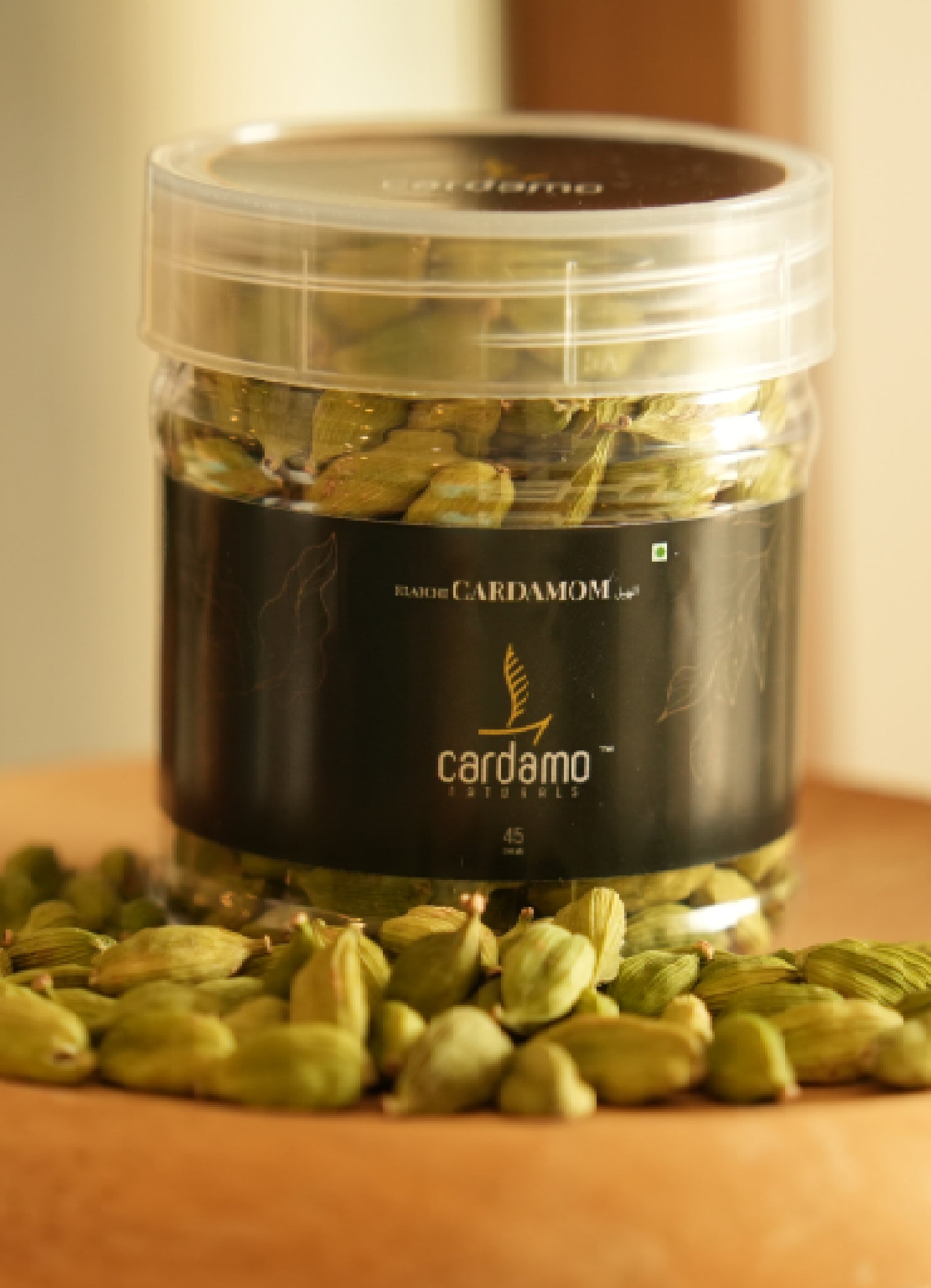 Cardamom - 45 gm Bottle