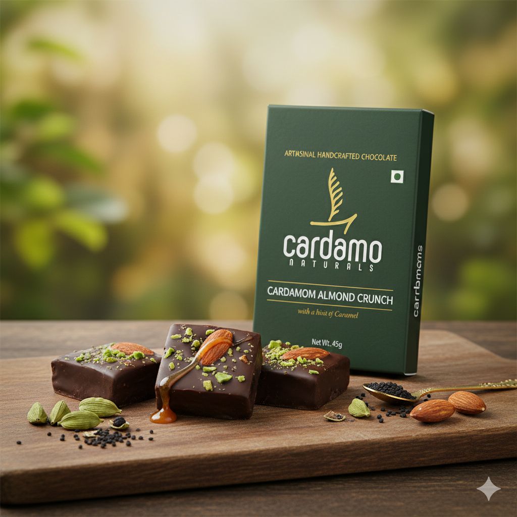 Cardamom Almond Crunch Bar