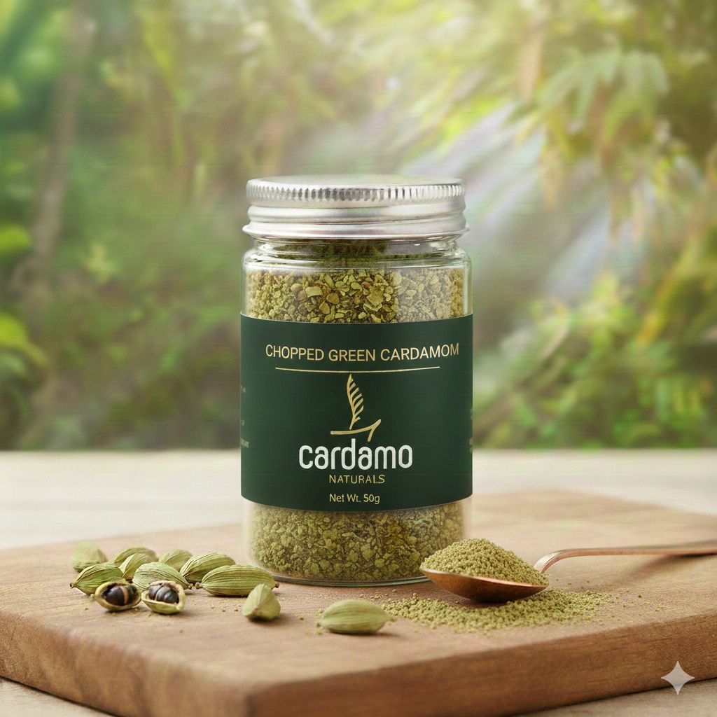 Chopped Green Cardamom